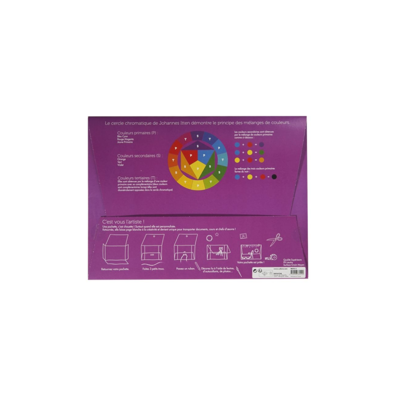 Bd SWP23 jeu de 12 feuilles couleurs pour PC23