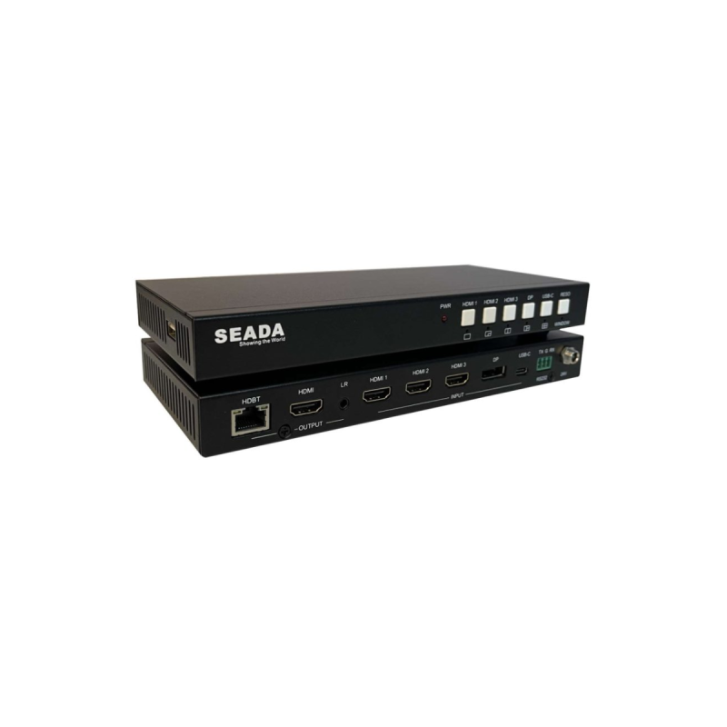 Seada Scaler seamless 4K 5x1 3xHDMI 1xDP 1xUSB-C vers HDMI HDBT out