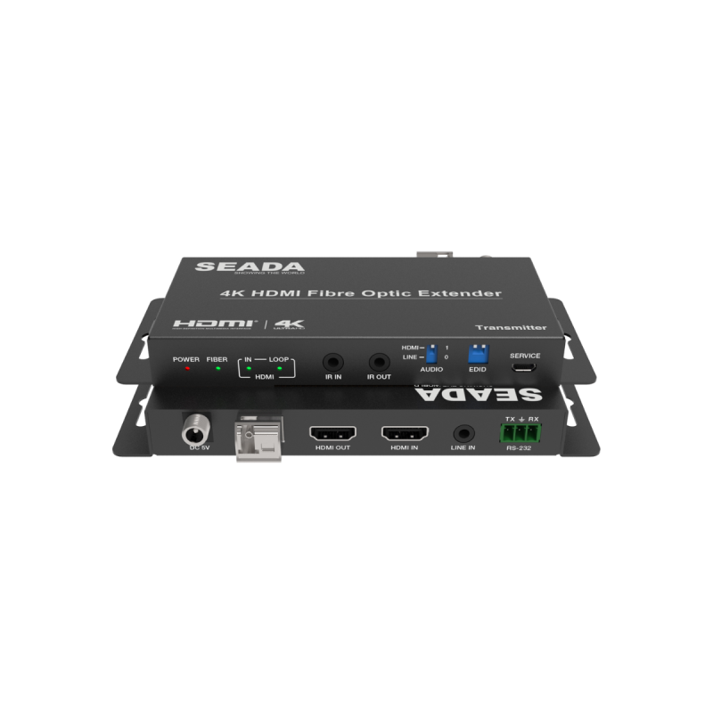 Seada Emetteur/Récepteur fibre optique 4K HDMI 18Gbps