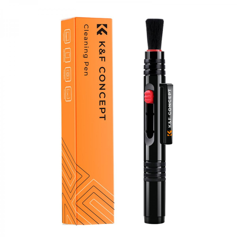 K&F Lens stylo de nettoyage, tete carbone double face