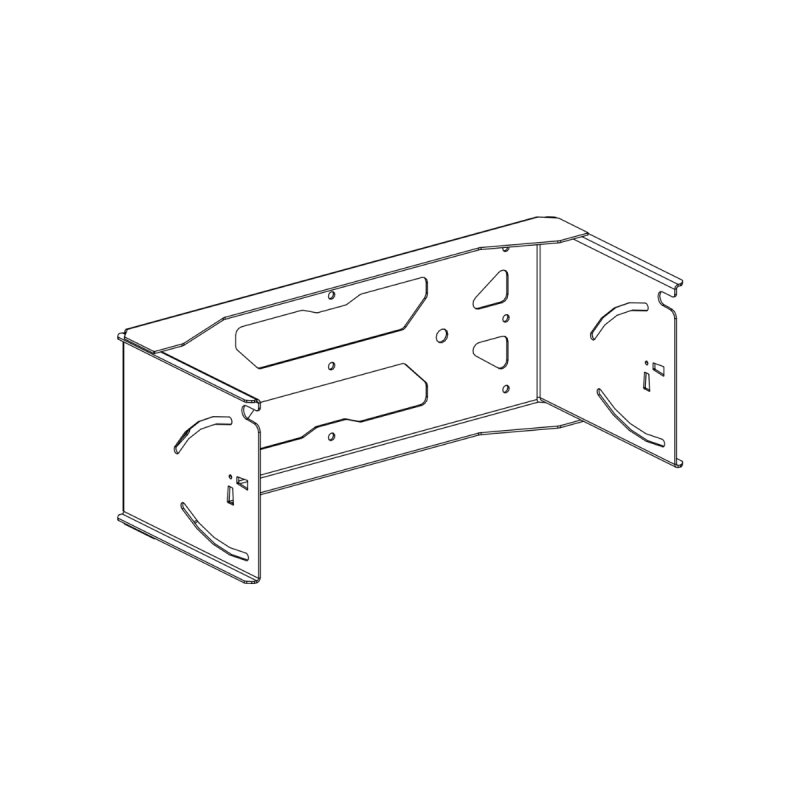 DAS Lyre de fixation pour HQ-212-xx, noires. DAS AXU-HQ-212