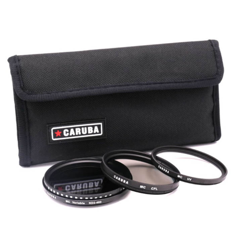 Caruba UV + CPL + Variable ND2-400 Kit 49mm