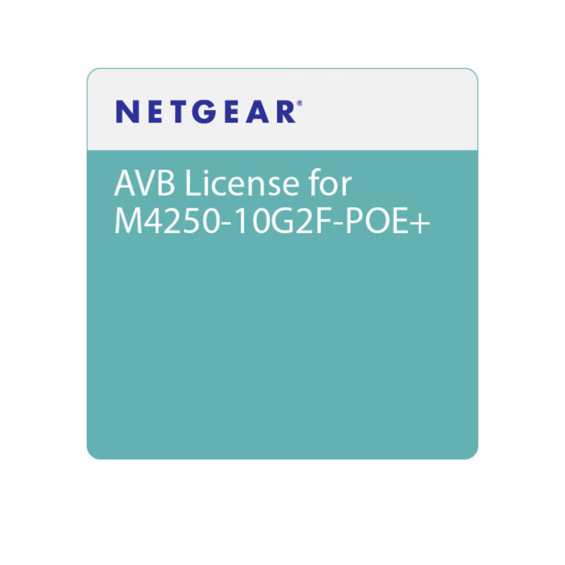 NetGear Licence AVB pour switch GSM4212P-100EUS