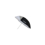Caruba Flash umbrella - 81cm / 32 "(White+ black / silver cover)