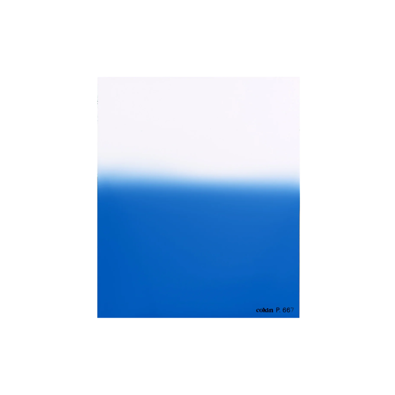 Cokin Filter P667 Gradual Fluo Blue 2