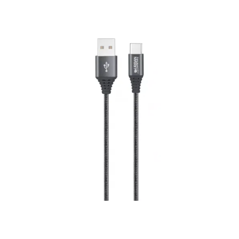 Urban Factory Cable En Nylon Tresse Usb-C 2.00M