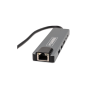 Caruba Mini station d'accueil Hub USB-C 6 en 1 avec Ethernet
