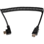 Caruba HDMI-MiniHDMI Spring Wire Angled
