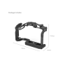 SmallRig 4161 Cage pour appareil photo EOS R6 Mark II Black Mamba