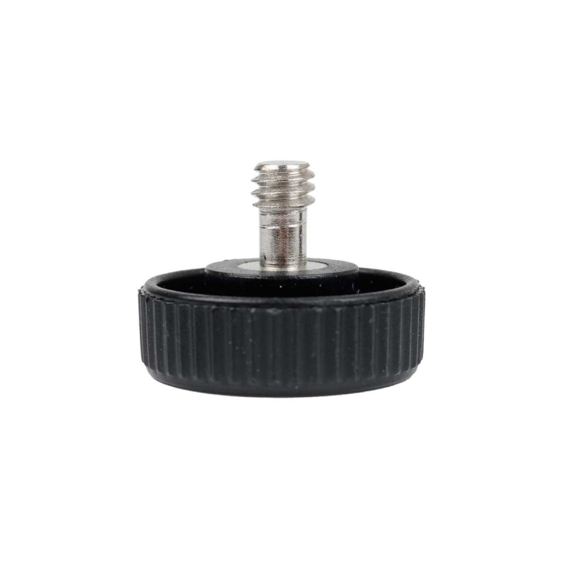 Caruba Adapter screw 1/4 "M - 1/4" F with plastic grip - Short