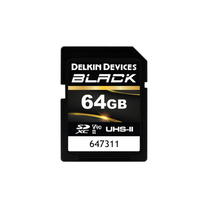 Delkin BLACK UHS-II Rugged SD V90 64Go (300/250)