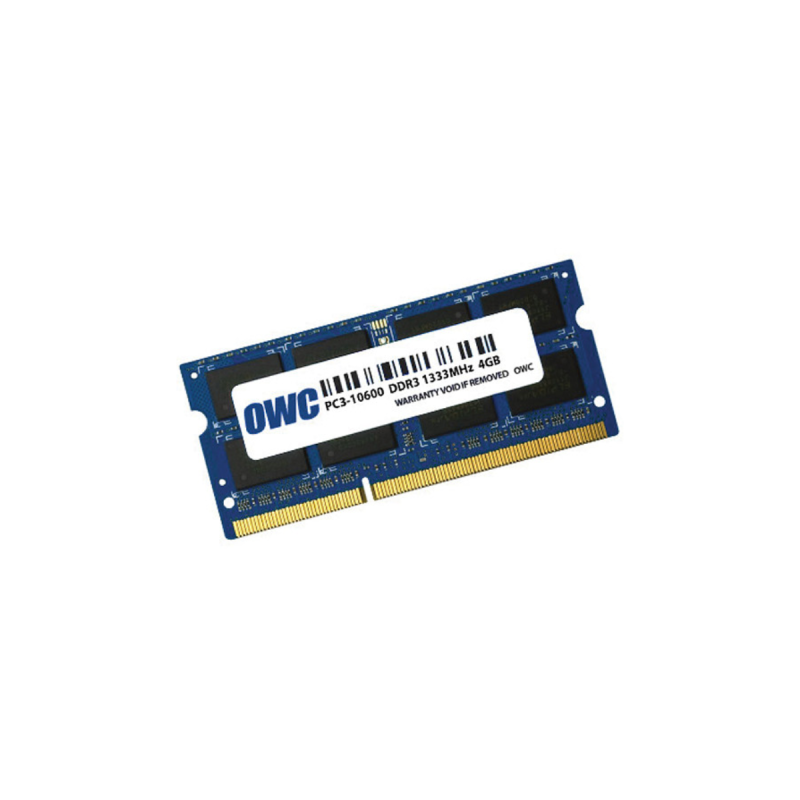 OWC 4GB PC3-10600 DDR3 1333MHz SO-DIMM 204 broches CL9 SO-DIMM