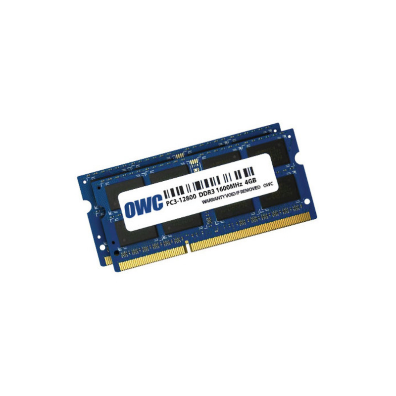 OWC 8GB (2x4GB) PC3-12800 DDR3L 1600MHz SO-DIMM 204 broches