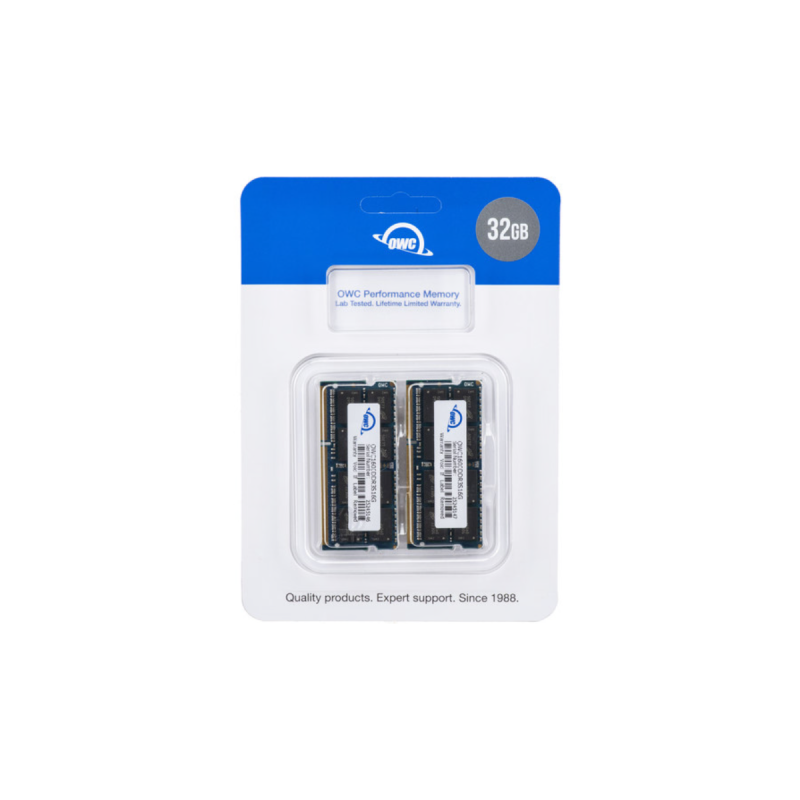 OWC 32.0GB (2x16GB) PC3-12800 DDR3L 1600MHz SO-DIMM 204 broches