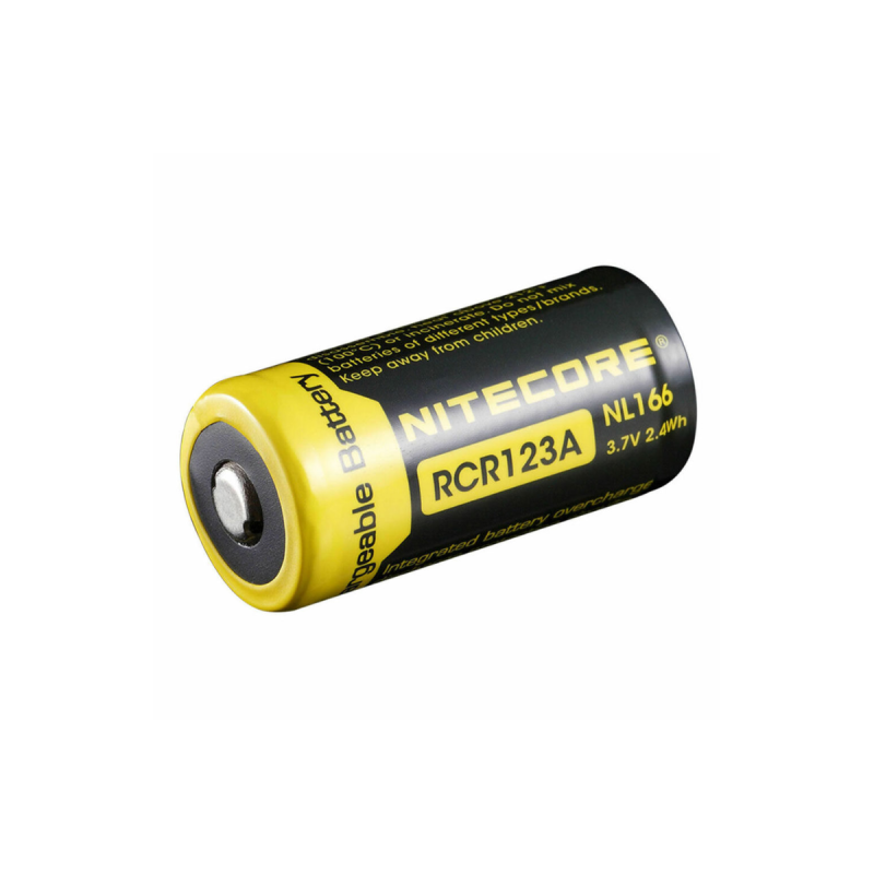 Nitecore NL166 CR123A battery (650mAh) 16340