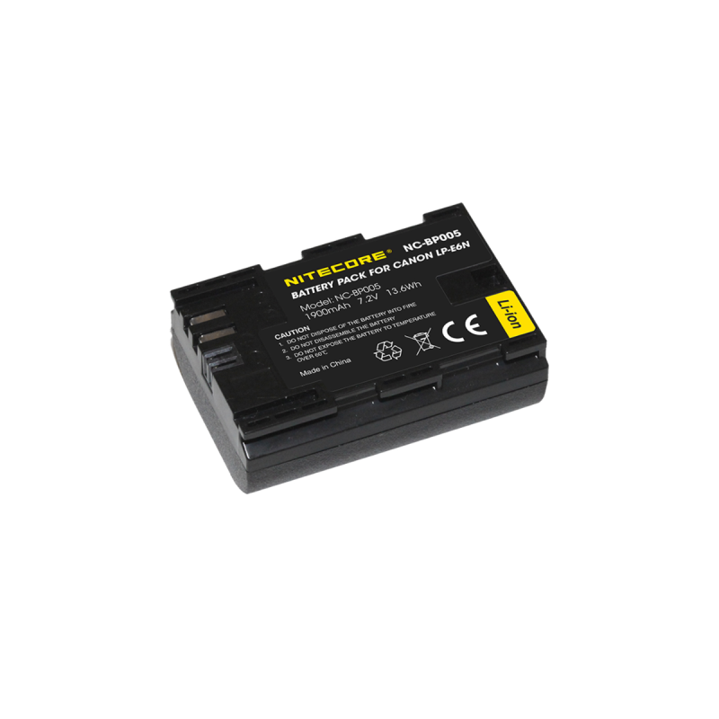 Nitecore NC-BP005 (Canon LP-E6N) 1900mAh