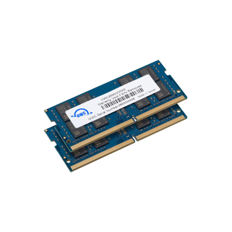 OWC 64.0GB (2x 32GB) 2666MHz DDR4 SO-DIMM PC4-21300 SO-DIMM 260 Pin