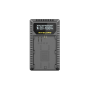 Nitecore UCN3 Pro compact double charger for Canon LP-E6 (N) with USB