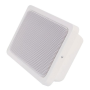 Ambient Enceinte murale blanche EN 54-24 en acier, 6W/100V