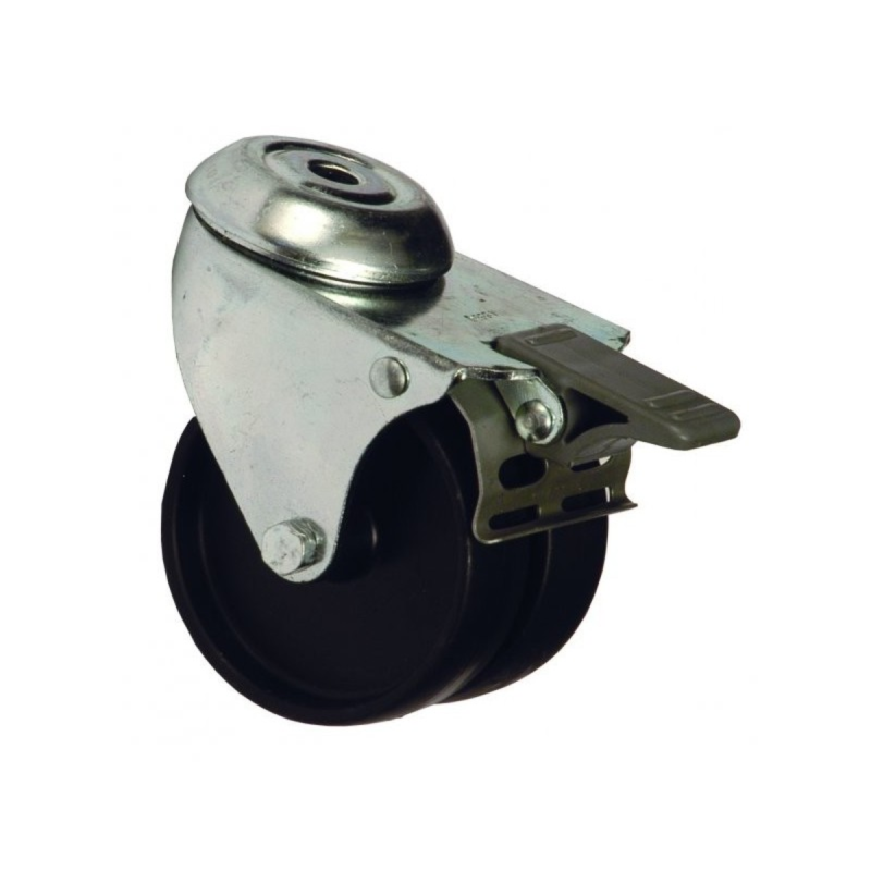 Ambient 2 roulettes avec frein pour baie. Max 600kg/4 roulettes