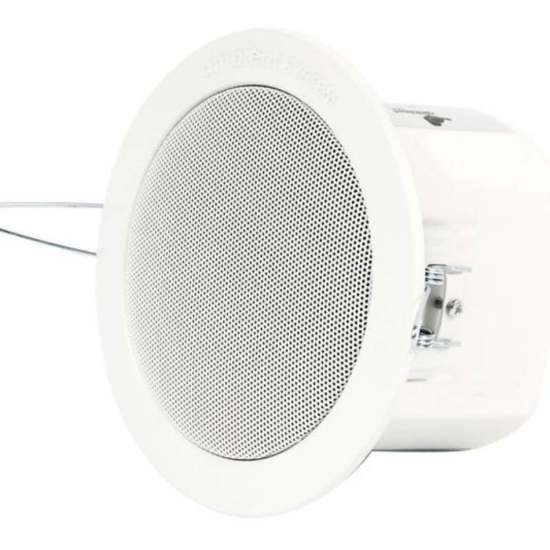 Ambient Plafonnier EN 54-24, capot, 6W/100V, diam 20cm blanc