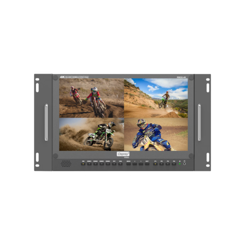 Osprey 15.6" 4K Monitor 3G SDI, HDMI 2.0, DVI, VGA 19"