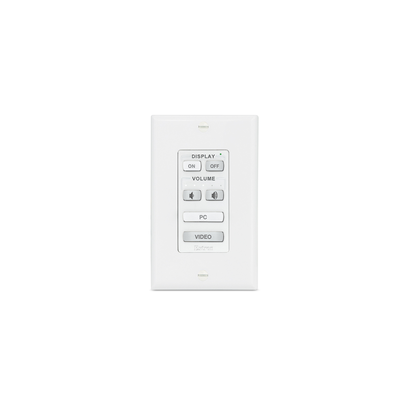 Extron Network Button Panel with Volume Control - Wallplate