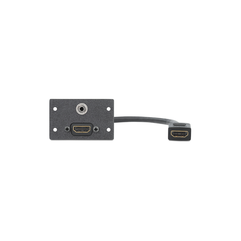 Extron Single Space AAP Black HDMI F-F, 3.5 mm Stereo Mini