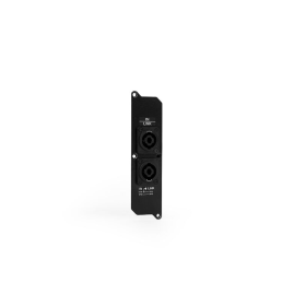 Fohhn Plaque 2 x Speakon NL-4  pour LS-2/4 et LXP 60/100/150 - Noir