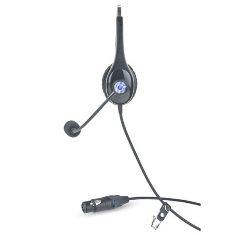 Clear Com Combiné micro/casque 1 oreille, Swich micro On/Off, XLR5M