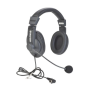 Clear Com Combiné micro/casque 2 oreillettes