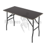 Table pliante noir 1120x560xH720mm