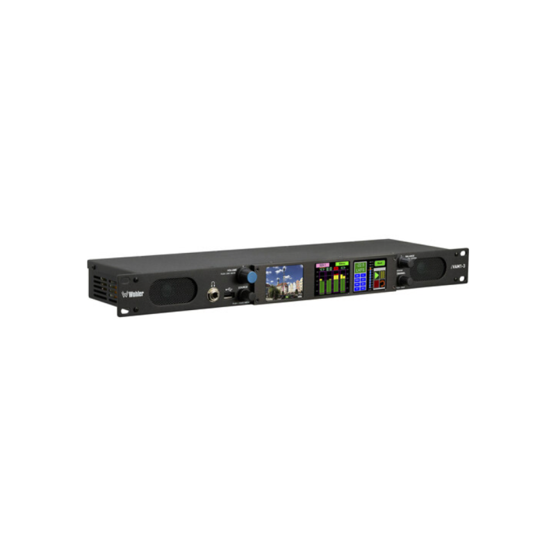 Wohler Moniteur Audio/Video 3 écran 1U, 16CH dual input, 3G/HD/SD-SDI