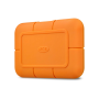 LaCie Rugged Mini SSD -  USB-C (SSD) - Orange - 500GB - Câble USB-C f