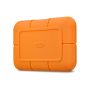 LaCie Rugged Mini SSD  - USB-C (SSD) - Orange - 1TB - Câble USB-C fou