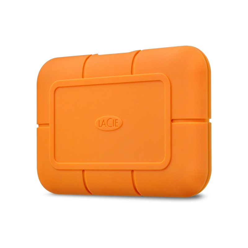 LaCie Rugged Mini SSD  - USB-C (SSD) - Orange - 2TB - Câble USB-C fou