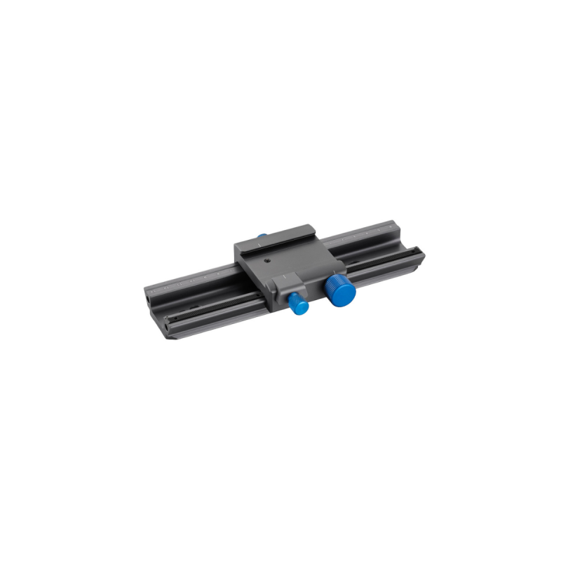 Focusing rail dove tail clamping, parallel ARCA-compatible