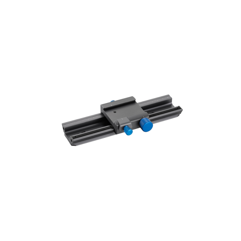 Focusing rail dove tail clamping ARCA-compatible