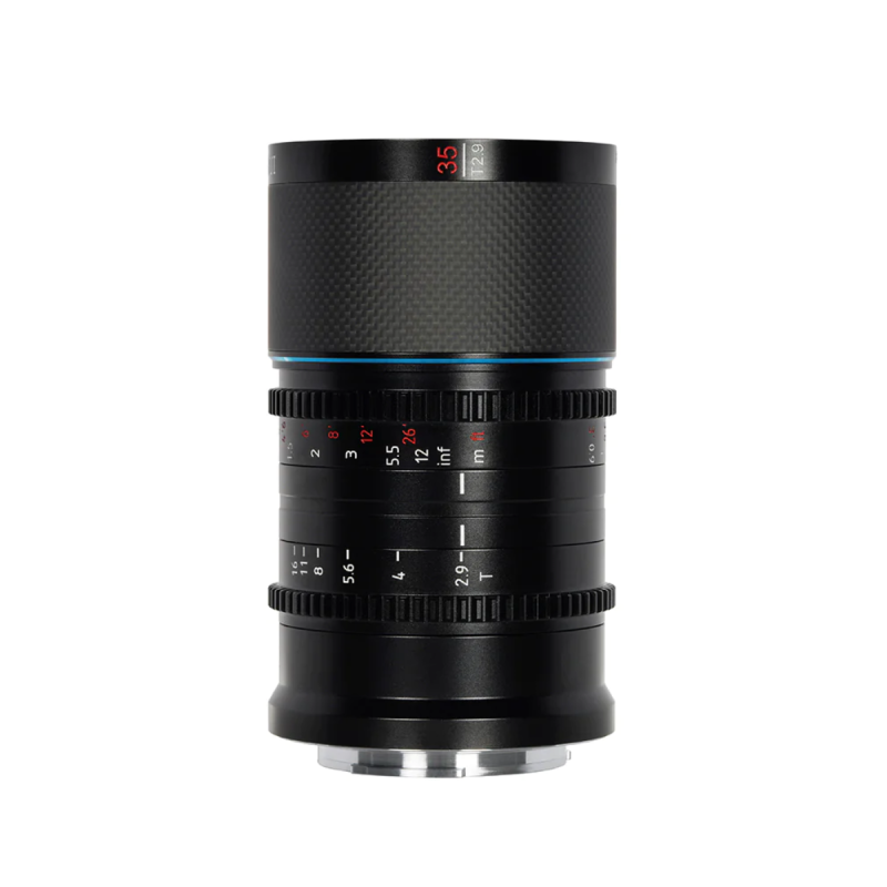 SIRUI Saturn 50/75mm Full-frame Carbon Anamorphic Lens RF blue box