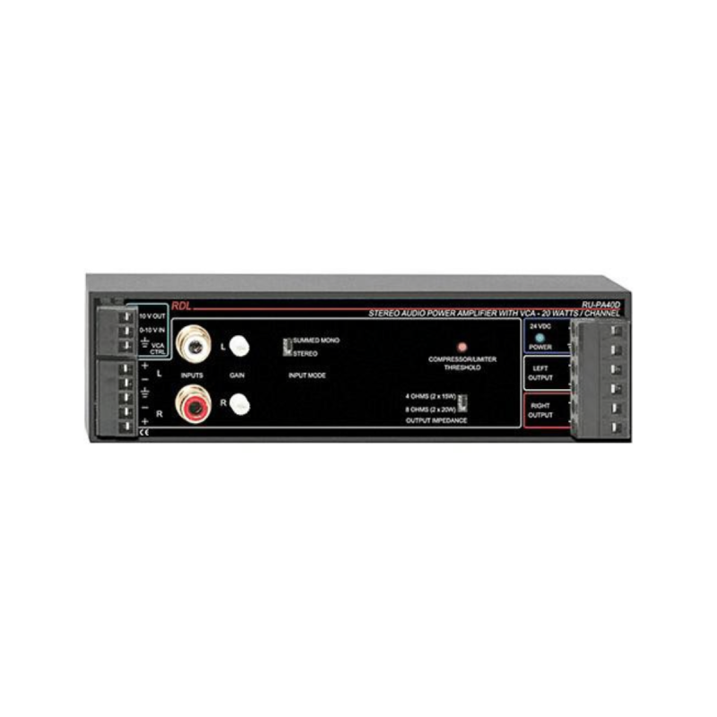 RDL Amplificateur Audio stereo RU-PA40DE