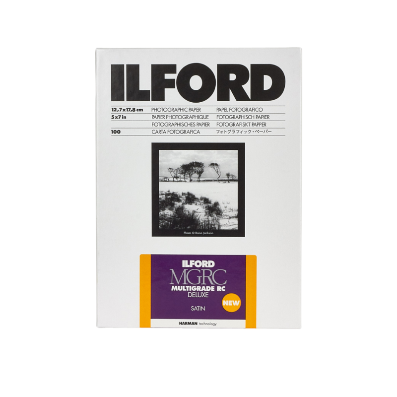 Ilford Multigrade RC Deluxe Satin 12,7x17,8cm 100