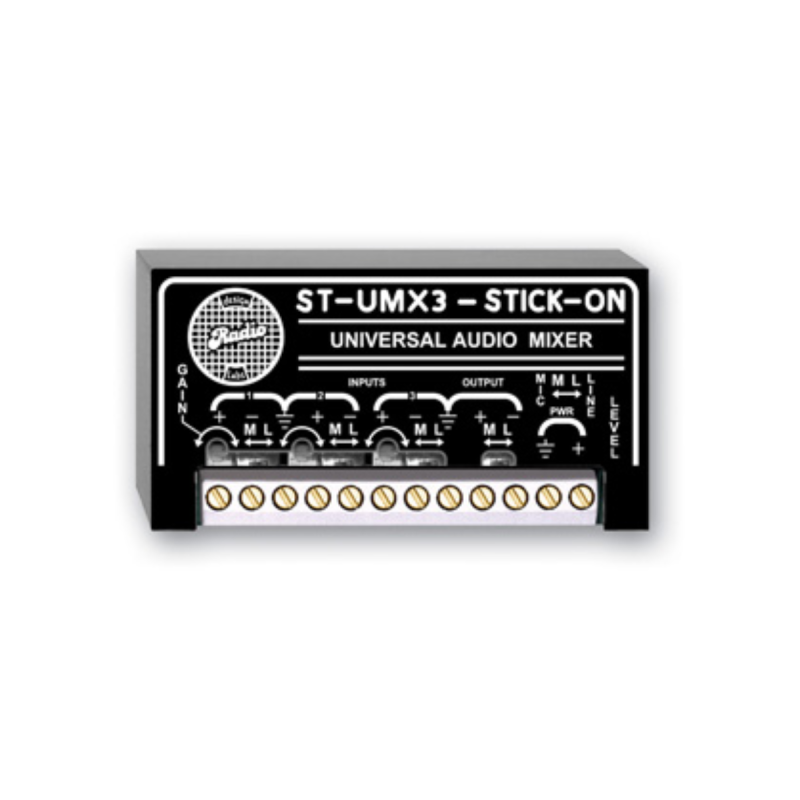 RDL ST-UMX3 Mélangeur Audio Universel
