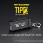 Nitecore TIP2 Dual-Core Magnetic Keychain Light