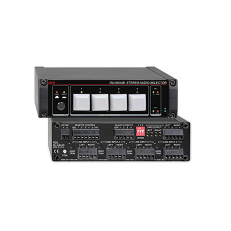 RDL Sélecteur audio stereo RU-ASX4D
