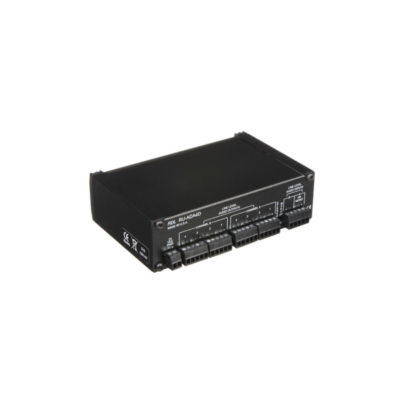 RDL Amplificateur de distribution audio RU-ADA4D