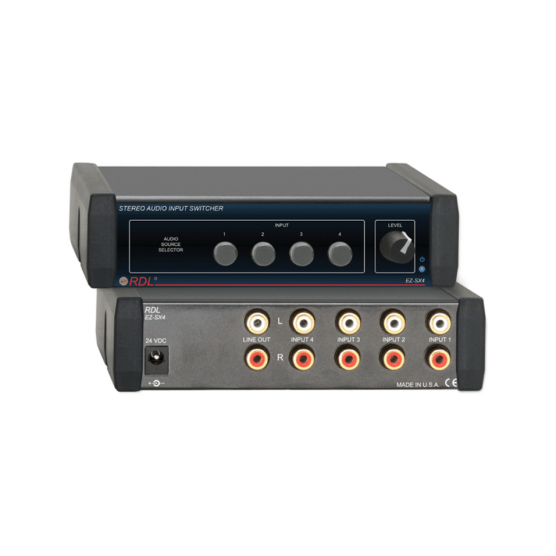 RDL Commutateur d entrée audio stereo EZ-SX4X