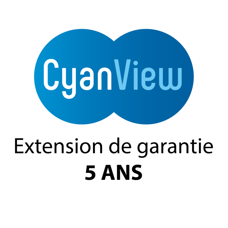 Cyanview Extension de 1 année à 5 années de la garantie