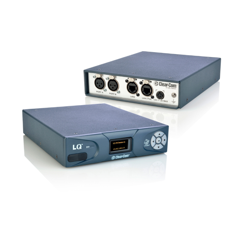 Clear Com Interface audio sur IP, 2canaux 2 fils CC/RTS