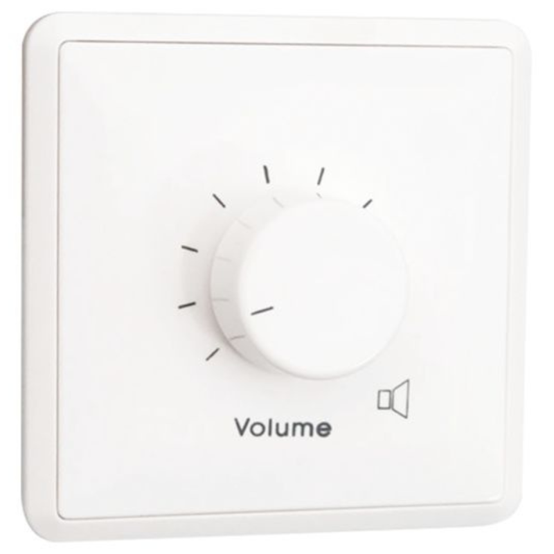 Work Pro Contrôleur mural volume par 10 pas de 3dB max 6W/100V