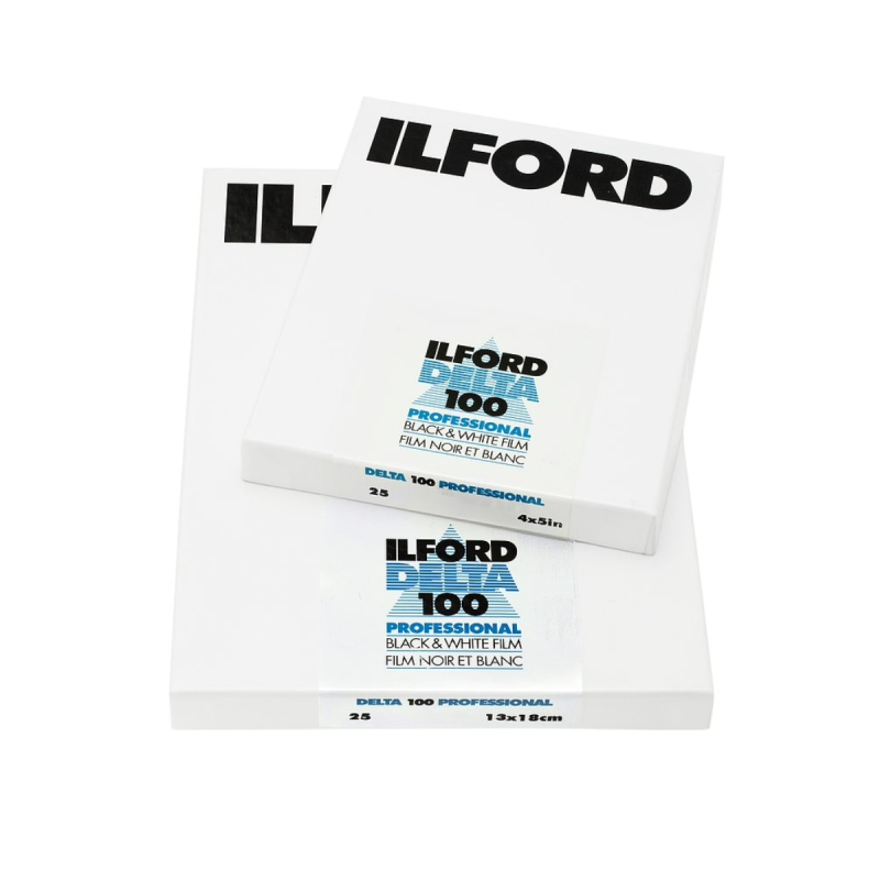 Ilford 100 Delta 9x12 cm 25 Sheets Film